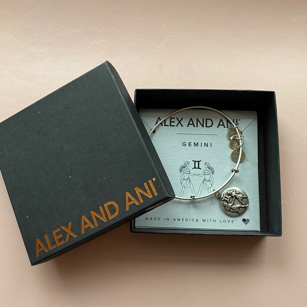 Alex and Ani gemini bangle